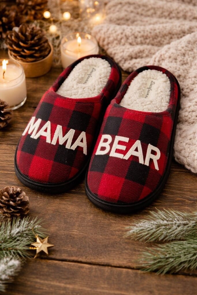 Cozy Dearfoams Mama Bear Clogs