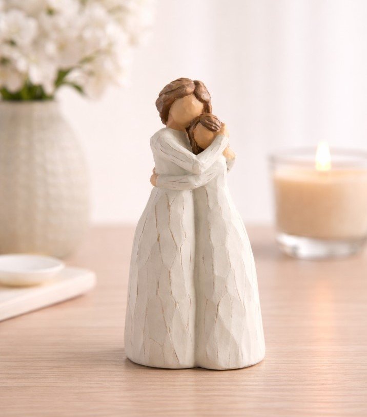 Mother and Child Hug Figurine
