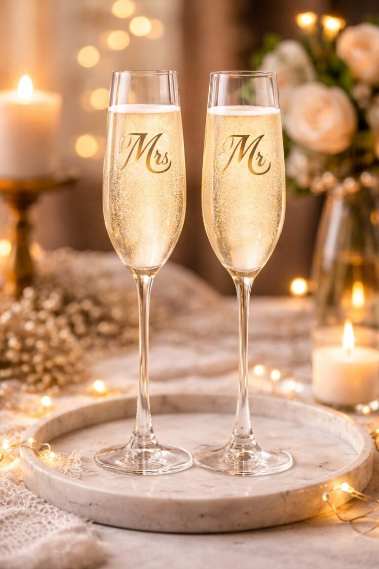 Champagne flutes set